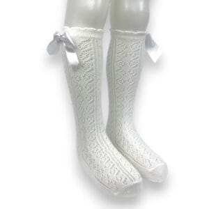 Sosete lungi monocrome cu fundite pentru copii