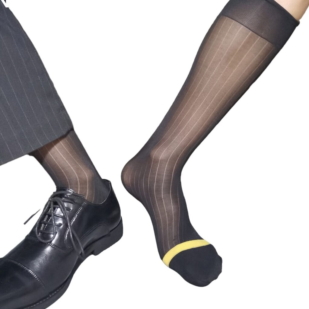 Sosete negre subtiri, pentru barbati, ideale pentru costum 41-46