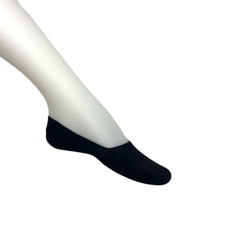 Sosete tip balerini simpli pentru adulti, negru masura 35-41