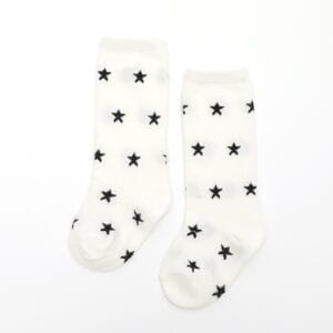 Șosete lungi cu steluţe pentru copii